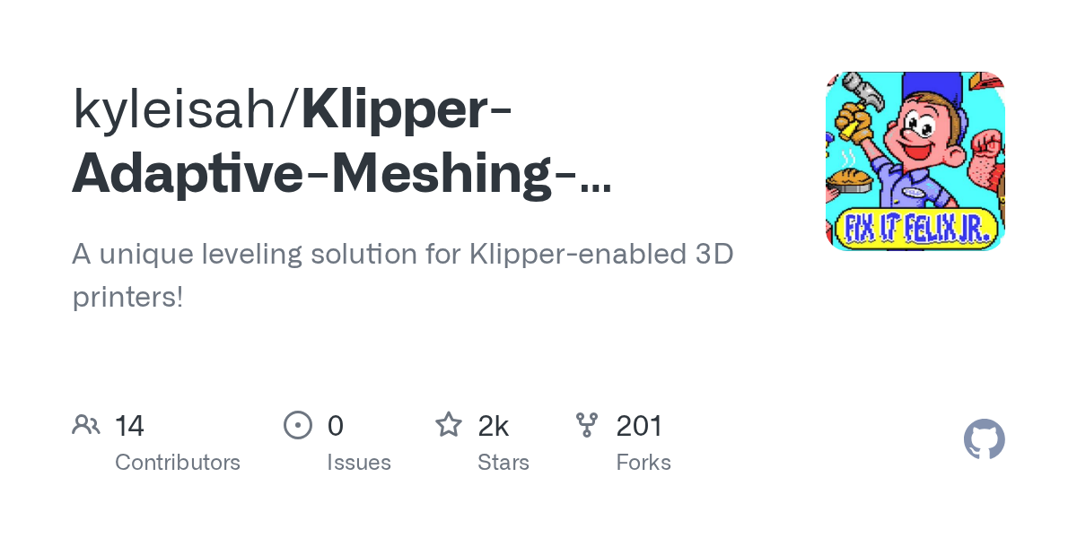 GitHub - kyleisah/Klipper-Adaptive-Meshing-Purging: A unique leveli...