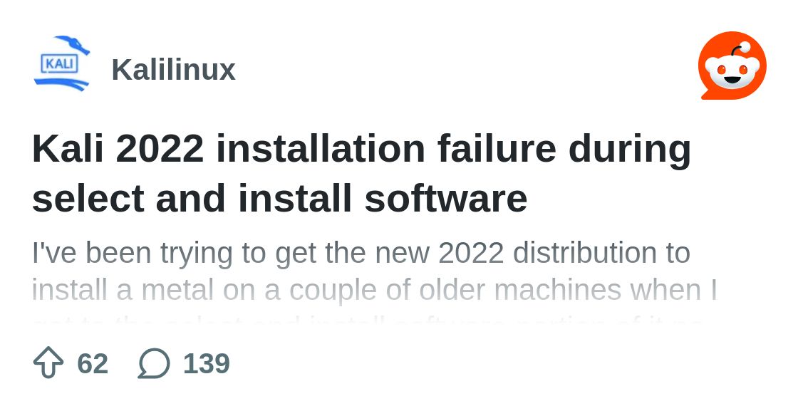 From the Kalilinux community on Reddit
