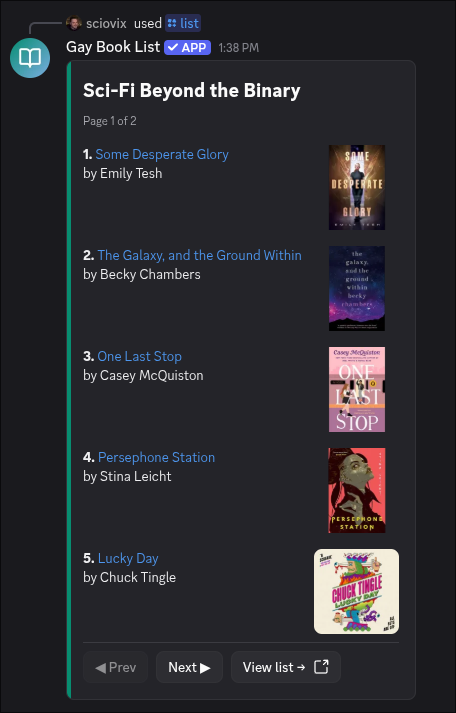 /list — a curated, editorially-picked reading list