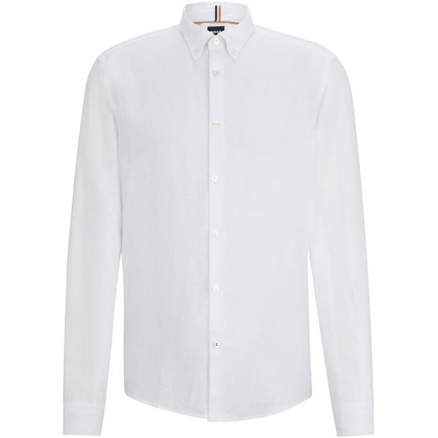 Boss: Boss Men's Liam Long Sleeve Oxford Shirt