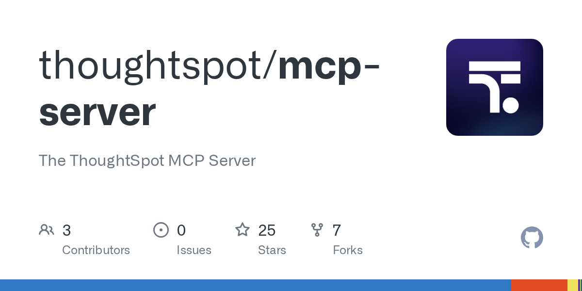GitHub - thoughtspot/mcp-server: The ThoughtSpot MCP Server