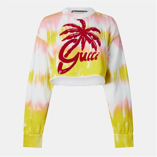 GUCCI: GUCCI Women's Cropped Sweatshirt