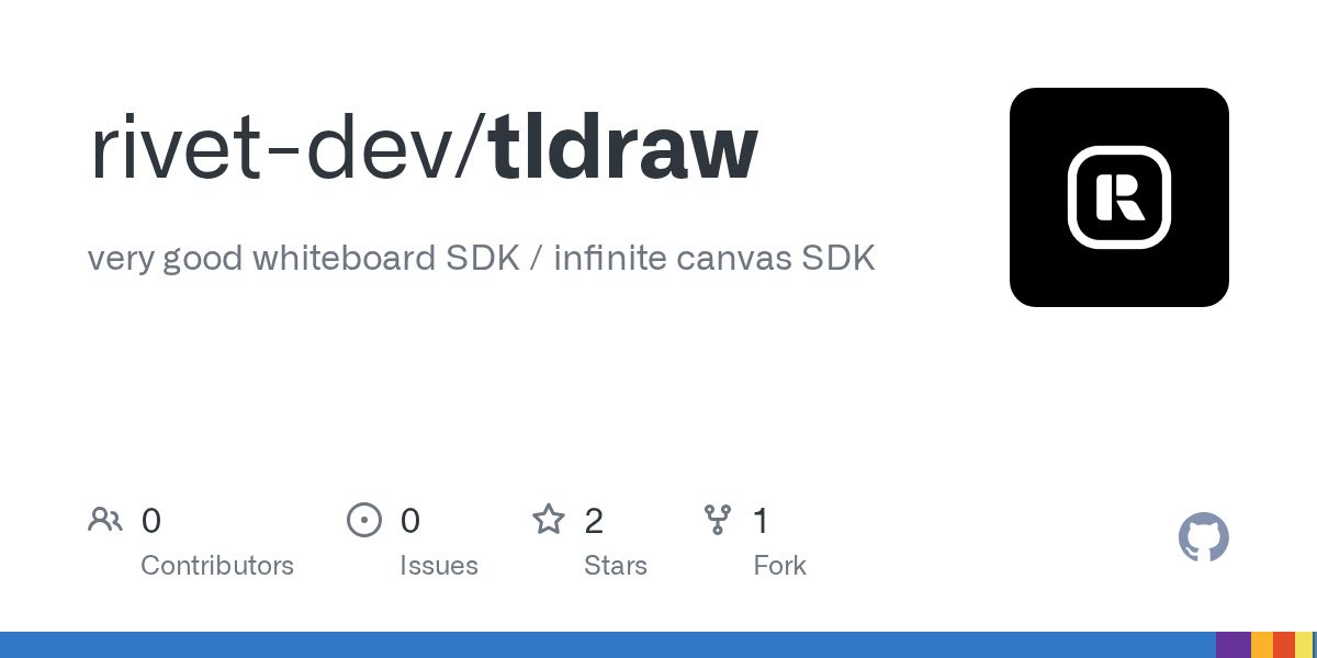 GitHub - NathanFlurry/tldraw: very good whiteboard SDK / infinite c...