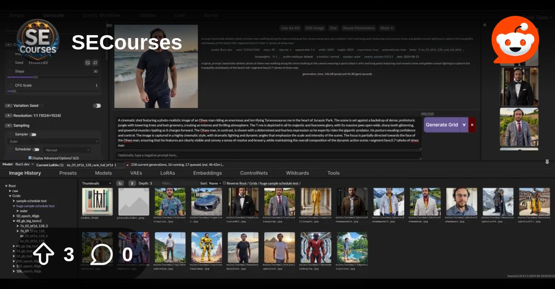 From the SECourses community on Reddit: FLUX research and experimen...