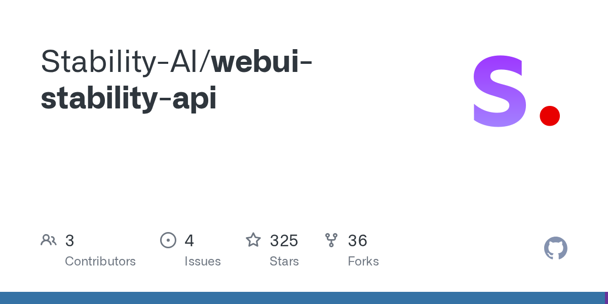 GitHub - Stability-AI/webui-stability-api
