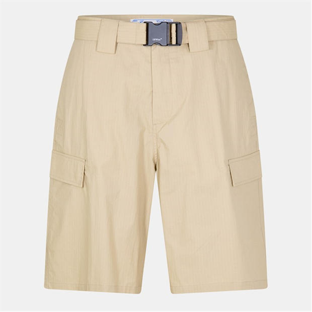 Off White: Off White Men's Bkle Cargo Shorts