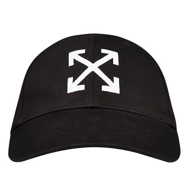 OFF WHITE: OFF WHITE Men's Single Arrow Cotton Baseball Cap