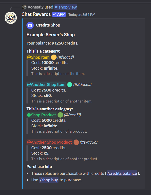 Server Shop