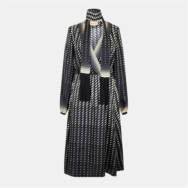 GUCCI: GUCCI Women's Silk Structured Tea Dress