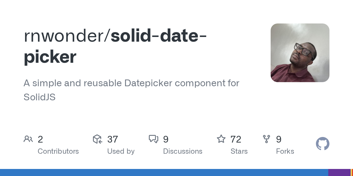 GitHub - rnwonder/solid-date-picker: A simple and reusable Datepick...