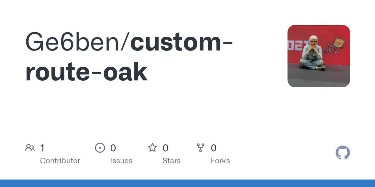 GitHub - Ge6ben/custom-route-oka