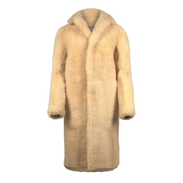 BOTTEGA VENETA: BOTTEGA VENETA Women's Soft Plush Hidden Closure Teddy Coat