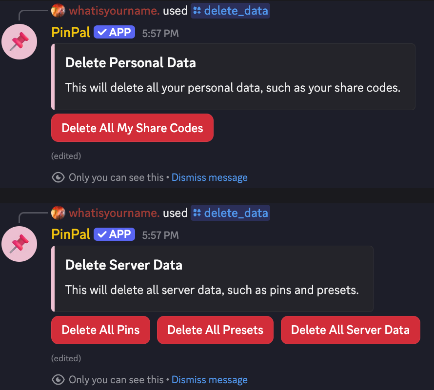Delete Data