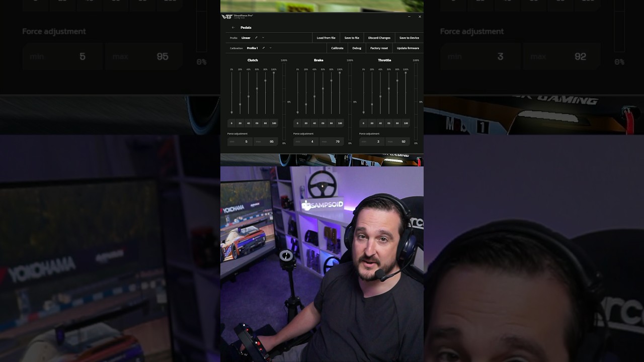 How to setup and calibrate your VRS DirectForce Pro pedals. #VRS #S...