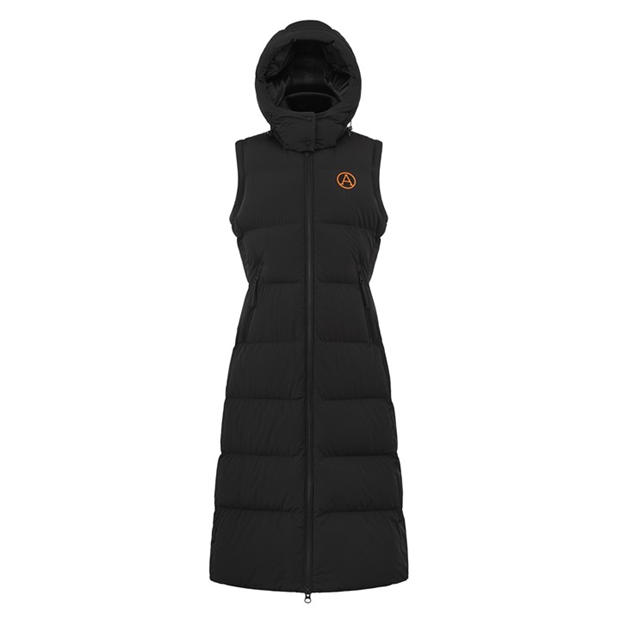 ARCTIC ARMY: ARCTIC ARMY Women's Long A-Line Detachable Hood Reflective Gilet