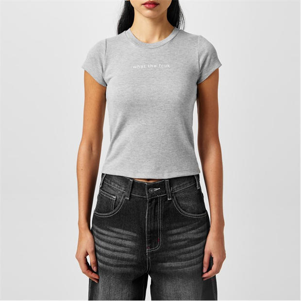 FCUK: FCUK Women's Slogan Baby Tee