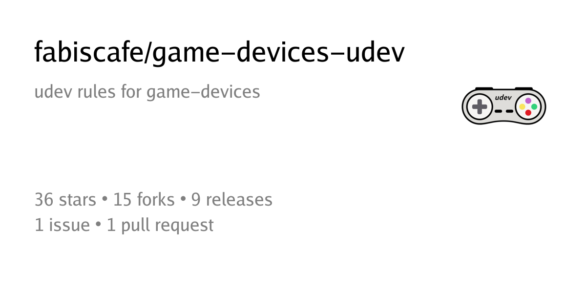game-devices-udev