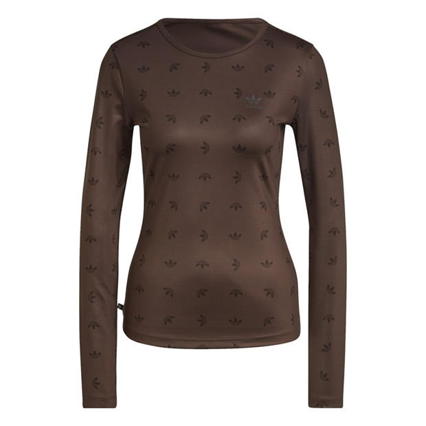 adidas Originals: adidas Originals Women's All Over Print Long Sleeve Polo Shirt