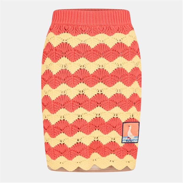 GUCCI: GUCCI Women's Fine Knit Mid-Length Skirt