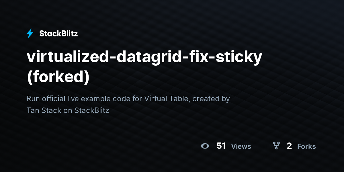 virtualized-datagrid-fix-sticky (forked) - StackBlitz