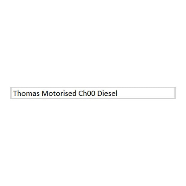 Thomas and Friends: Thomas and Friends Motorised Ch00 Diesel