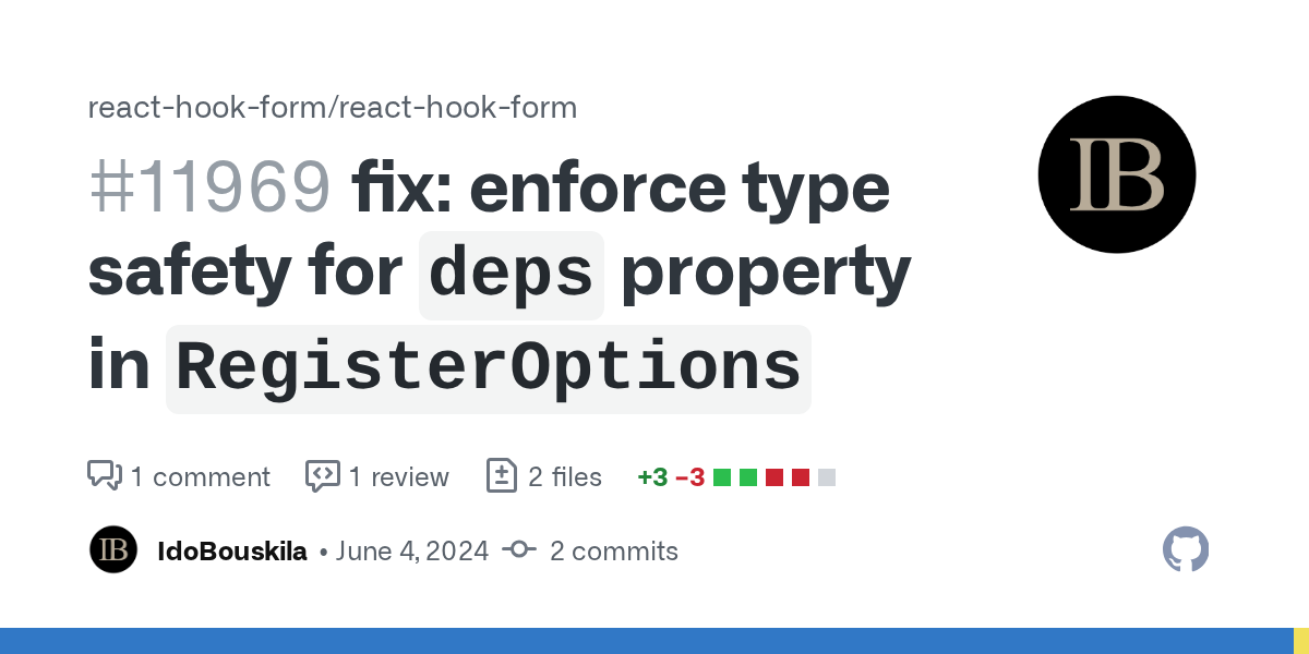 fix: enforce type safety for `deps` property in `RegisterOptions` b...