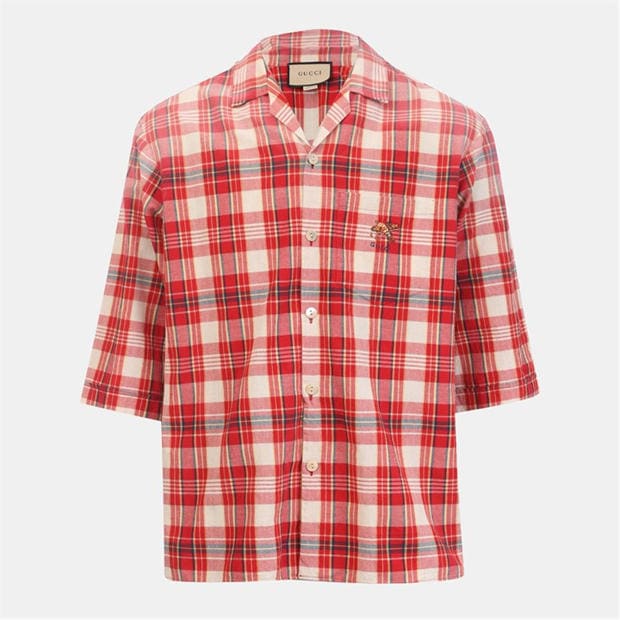 GUCCI: GUCCI Men's Long Sleeve Patterned Shirt
