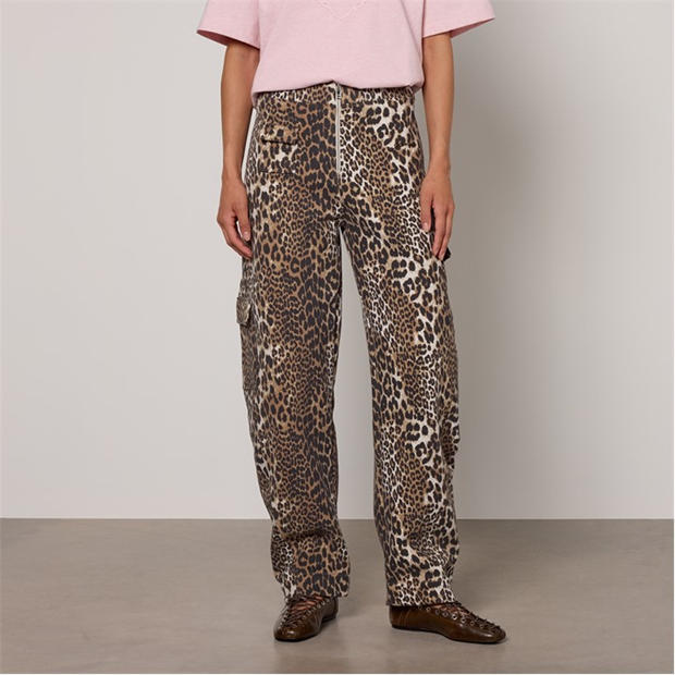 GANNI: GANNI Women's Open Hem Fleece Joggers