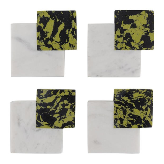 Ultra: Ultra Layered Geometric Coaster - Set of 4