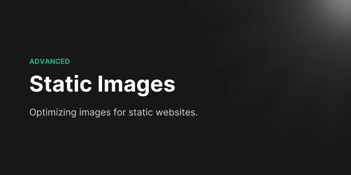 Static Images - Nuxt Image