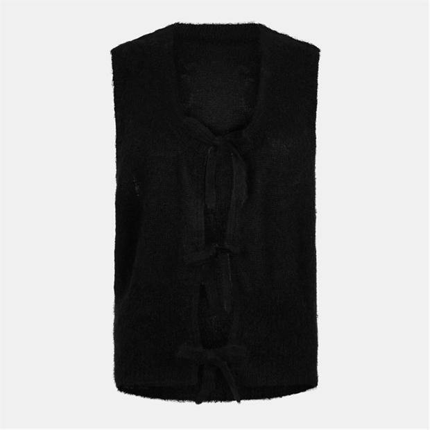 GANNI: GANNI Women's Tie String Knitted Sweater Vest