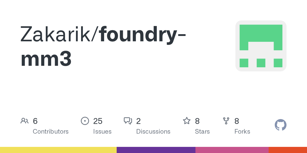 GitHub - Zakarik/foundry-mm3