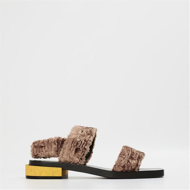 GUCCI: GUCCI Kids' Low Heel Adjustable Heeled Sandals