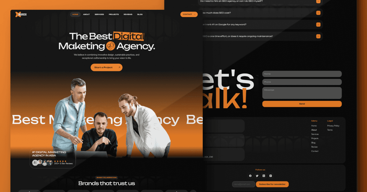 Free Agency Framer Template