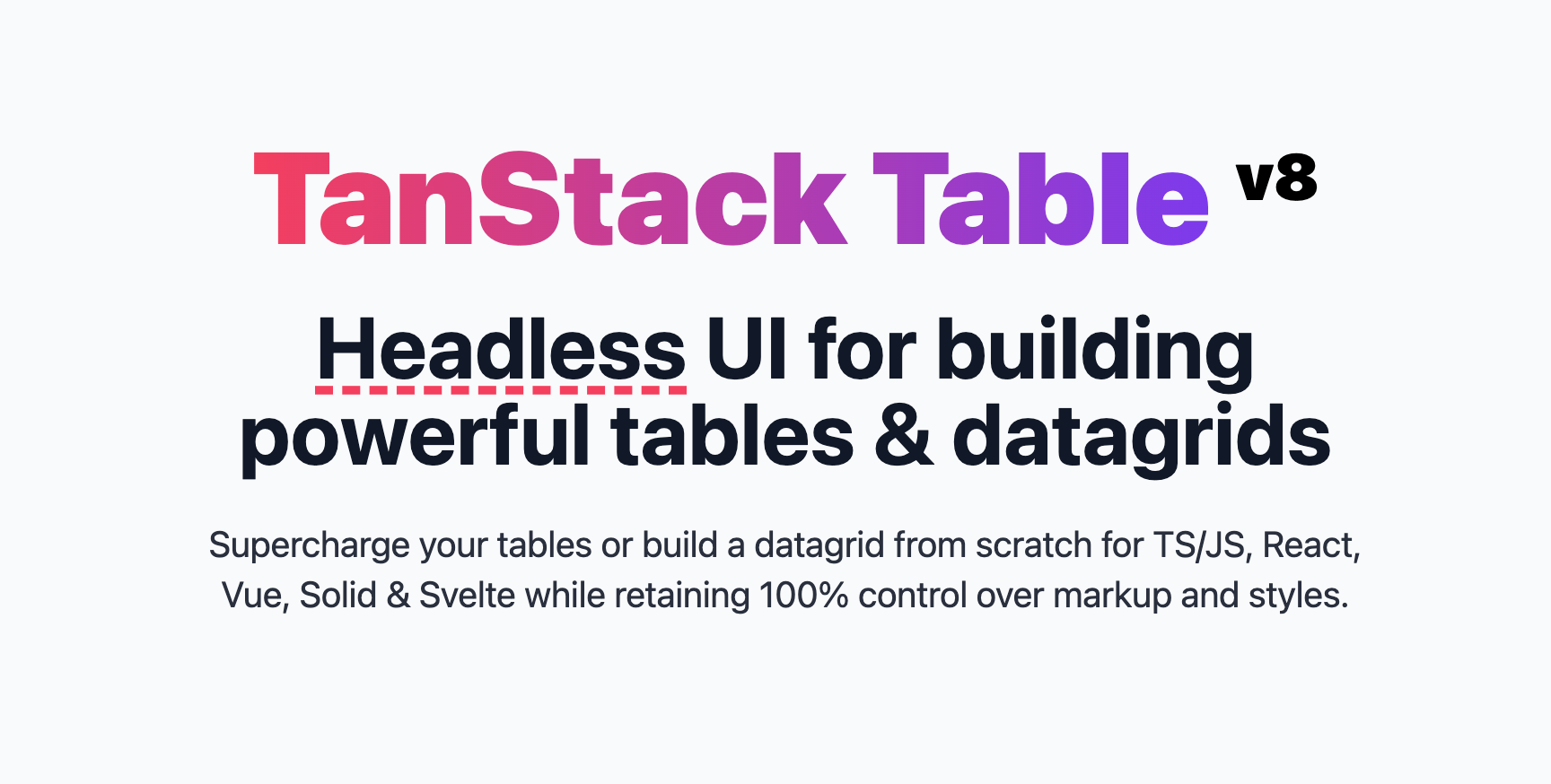 Issues · TanStack/table