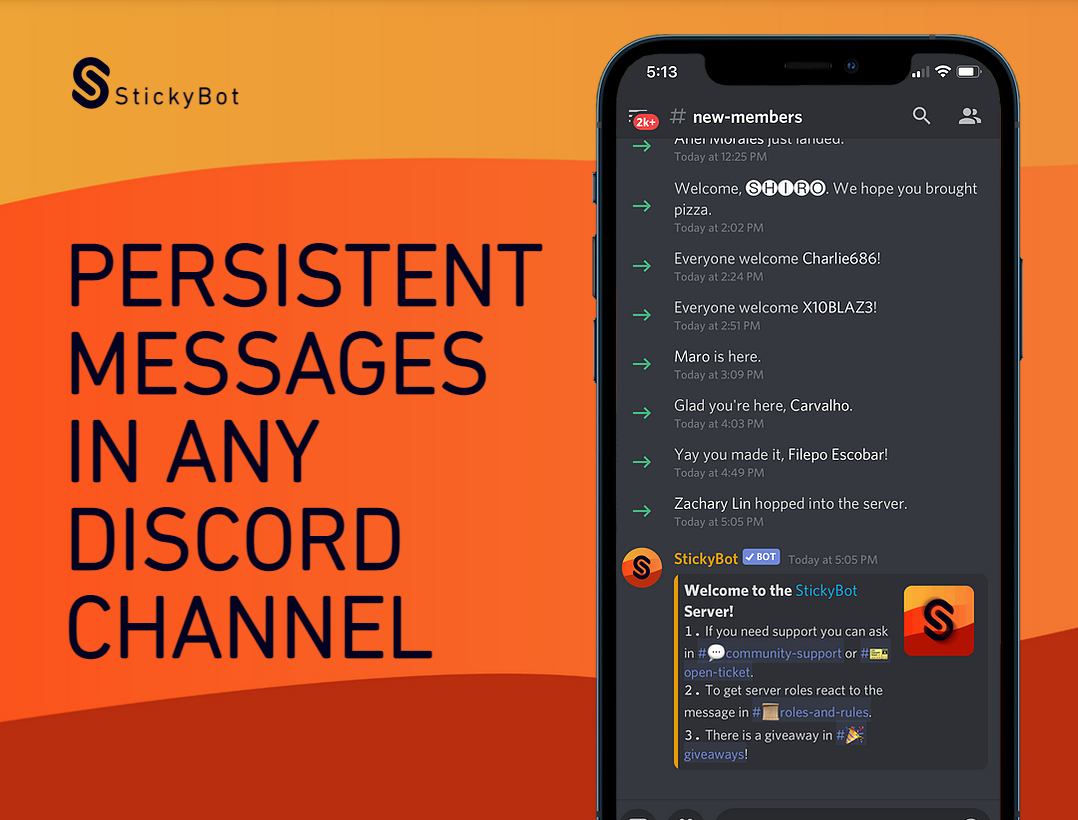 Stickybot StickyBot | Discord App Directory