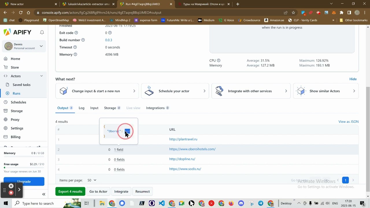Apify Keywords Extractor: Very mixed results on known positives