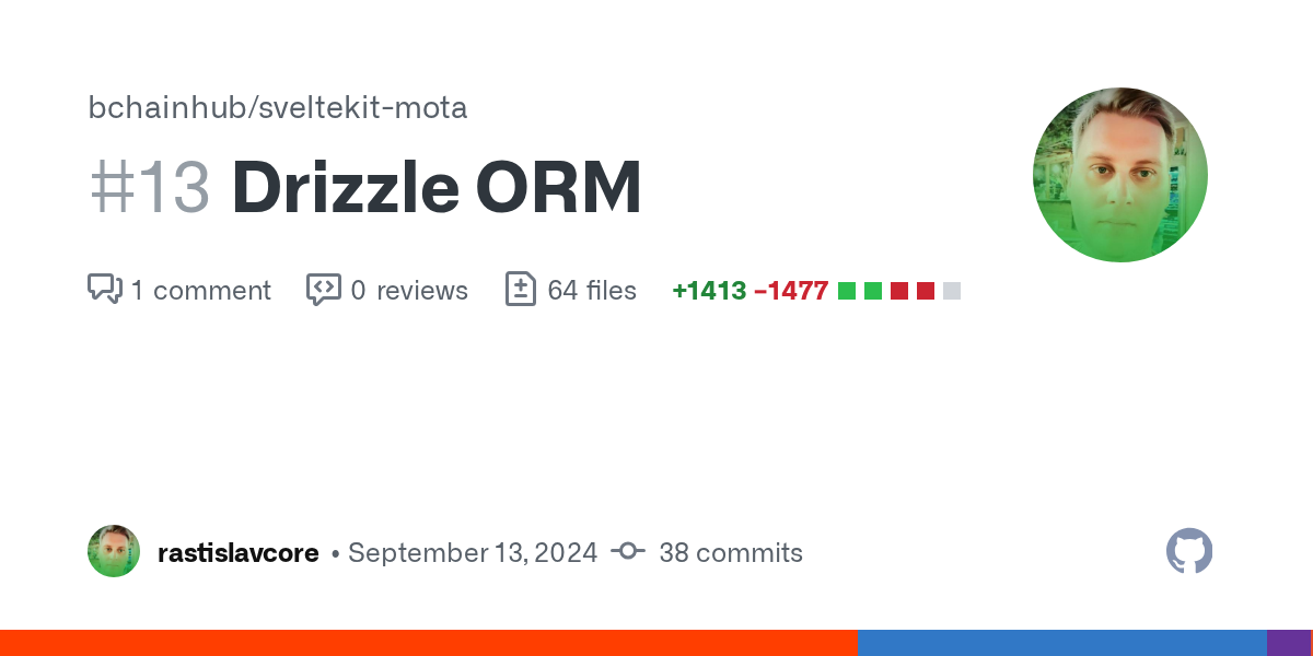 Drizzle ORM by rastislavcore · Pull Request #13 · bchainhub/dapp-sv...
