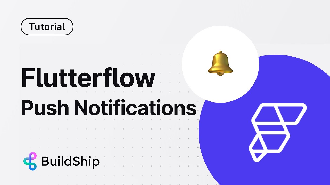 Flutterflow Push Notifications made super easy with BuildShip FULL ...
