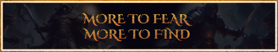 Trailborn RPG More To Fear More To Find Banner