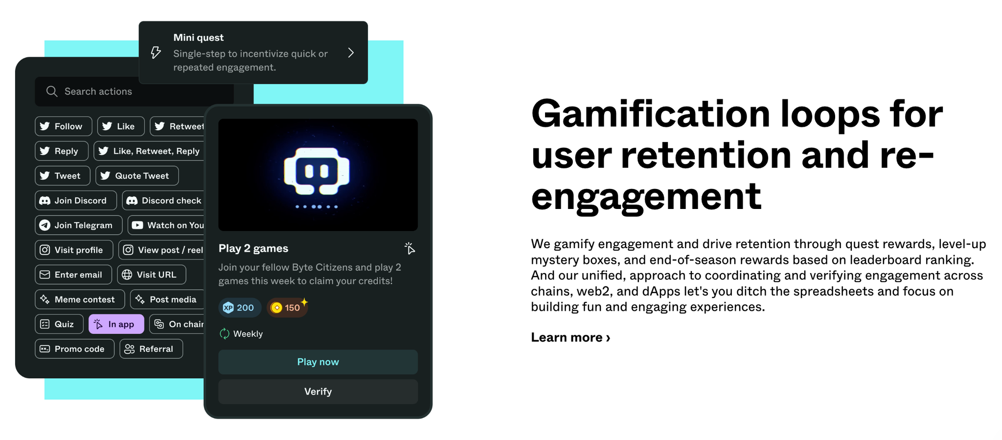 Community management automation using gamification