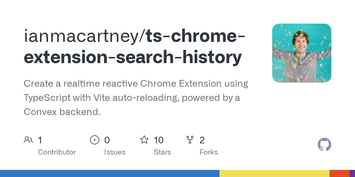 GitHub - ianmacartney/ts-chrome-extension-search-history: Create a ...