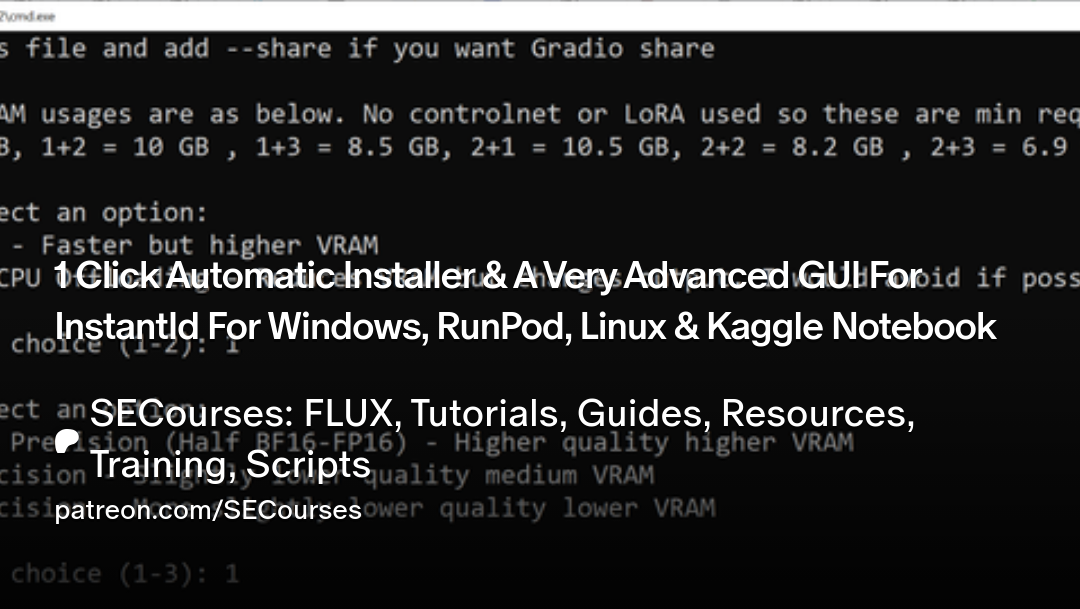 1 Click Automatic Installer & A Very Advanced GUI For InstantId For...