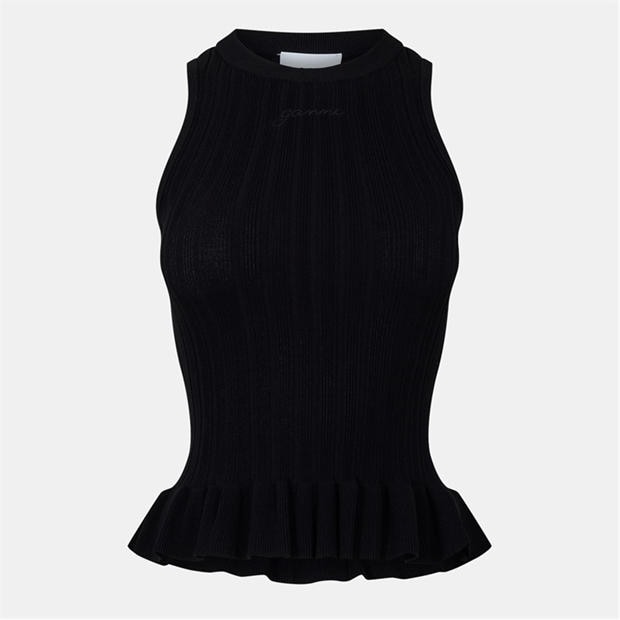 GANNI: GANNI Women's Rib Tank Vest