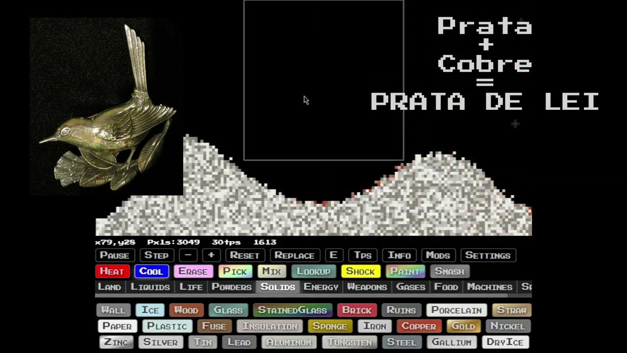 Ligas Metálicas com Sandboxels