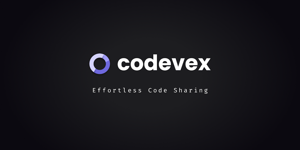 Codevex - Effortless Code Sharing | Product Hunt