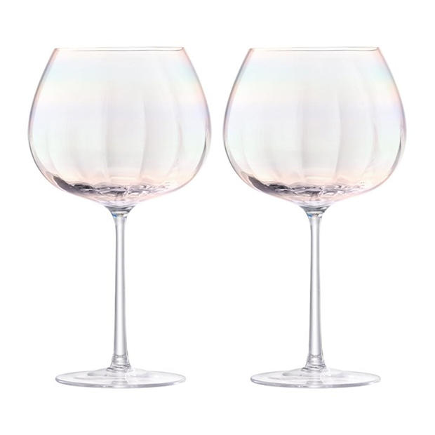 LSA: LSA Pearl Blown Glass Balloon Goblet