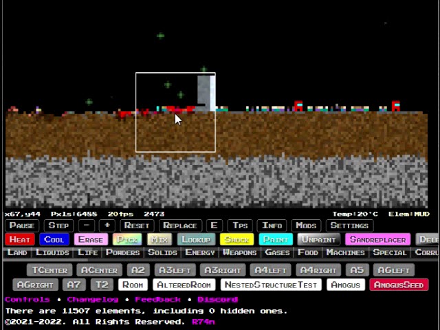 Sandboxels Nothing There edit