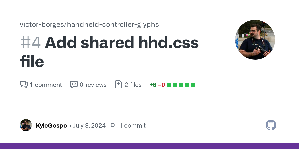 Add shared hhd.css file by KyleGospo · Pull Request #4 · victor-bor...