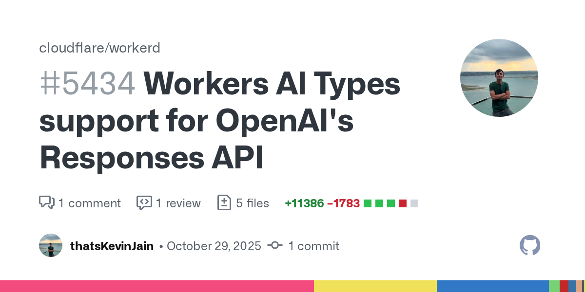 Workers AI Types support for OpenAI's Responses API by thatsKevinJa...